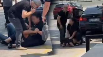 Yer: Bursa! Eski kocasını yere yatırarak dövdü