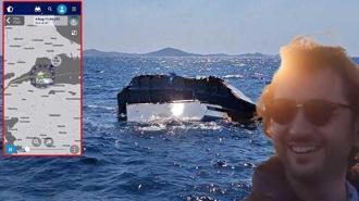 Kayıp iş insanı Halit Yukay'ın yatına çarptığı tahmin edilen geminin radar görüntüleri çıktı