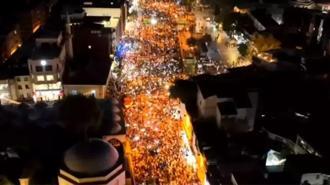 İstanbul’da Gazze'ye Umut Işığı ol yürüyüşü başladı