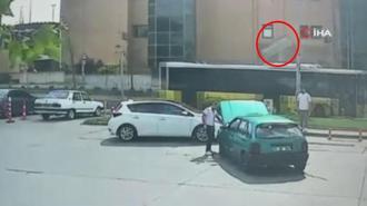 Arnavutköy’de İETT otobüsünün havalandırma kapağı uçtu