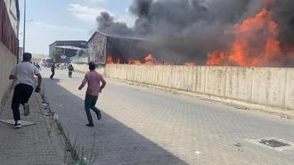 Eskişehir'de fabrika yangını! 2 fabrikaya daha sıçradı