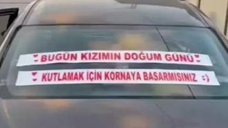 Kornayla kutlama akımı yayılıyor! Tüm şehre kızının doğum gününü kutlattı