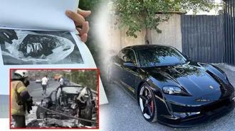 18 milyonluk Porsche alev aldı! İş insanı canını zor kurtardı