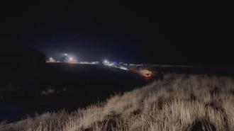 Gürcistan-Azerbaycan sınırında düşen askeri kargo uçağının enkazına ulaşıldı