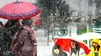 Sağanak ve kar yağışı uyarısı! Meteoroloji son güncel haritayı paylaştı