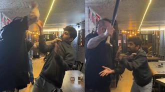 Beyoğlu'nda çalışanını beyzbol sopasıyla darbeden sosyal medya fenomeni gözaltına alındı