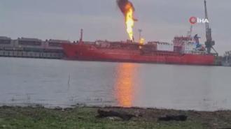 Türk tanker gemisine Ukrayna limanında dron saldırısı! '16 personel bulunuyordu'