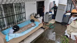 Bodrum'da sağanak etkili oldu