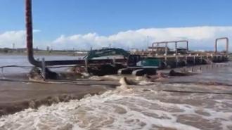 Çanakkale’de sağanak; Tuzla Çayı taştı