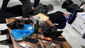 Rezidansta 'zula daire': 19 ve 20 yaşındaki şüpheliden cephanelik ve uyuşturucu çıktı