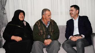 Koyunlu çifti Bakan Kurum'u bu kez sevinç gözyaşlarıyla karşıladı