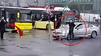 Otobüs durağında havaya ateş açtı, bir de kayıt aldırdı