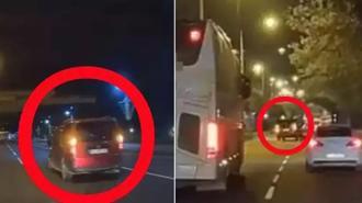 İkaz lambalarını yaktı, makas atarak ilerledi! İşte o sürücüye verile ceza