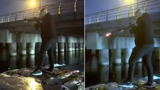 Büyükçekmece Gölü'ne uzun namlulu silahla ateş eden şüpheli yakalandı