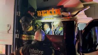 İstanbul TEM Otoyolu'nda sıkışmalı zincirleme kaza: 4 yaralı