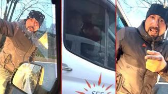 Yol ortasında maganda kabusu! 'Senin ağzını burnunu kıracağım, şirketin sahibi benim'