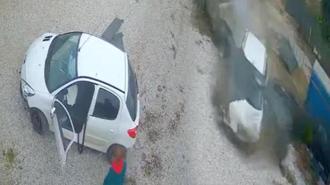 Sürücü ölümden döndü! Direksiyon hakimiyetini kaybedince...