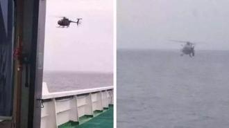 ABD'den Rus bayraklı gemiye helikopterli baskın! Atlantik'te sıcak dakikalar