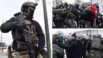 ABD'de sokaklar karıştı, protestocular ve polis karşı karşıya! ICE'nin vahşeti kaosa dönüştü