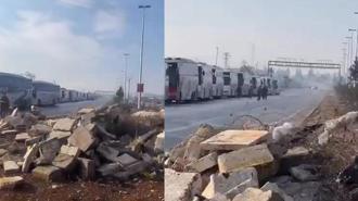 Teröristler kendilerini taşıyacak otobüslere ateş açtı