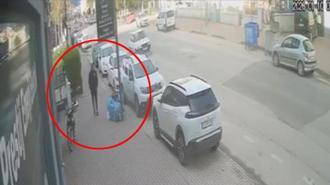 Facia kıl payı atlatıldı... Şiddetli lodos tabelayı kopardı!