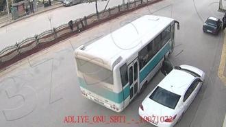 Dikkatsizlik kazaları beraberinde getirdi! Güvenlik kameraları...