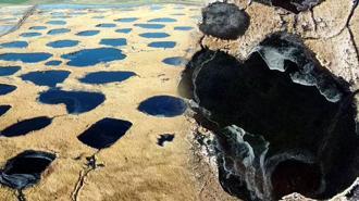 Sıcaklığın eksi 8 dereceye düştüğü Edirne'de, Tunca Nehri ve gölet buz tuttu