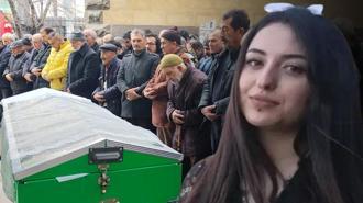 Sokak ortasında öldürülen Gözde’ye son veda: Tabutuna duvak örtüldü