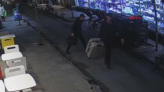 Şişli'de şüphelilerin cesedi valiz ile taşıdıkları görüntüleri ortaya çıktı