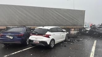 Gaziantep'te 8 araç birbirine girdi! Ölü ve yaralılar var