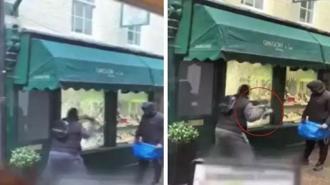 Londra’da sabah saatlerinde gözler önünde kuyumcu soygunu