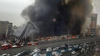 İran'da büyük yangın! Bölgeden alevler yükseliyor