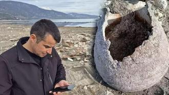 Göl çekildi, küpler ortaya çıktı! İçinden çıkanlar şaşkına çevirdi