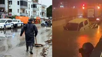 Suyla dolan alt geçitte mahsur kalan sürücü hayatını kaybetti