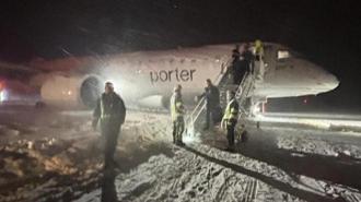 64 kişilik yolcu uçağı kayarak pistten çıktı! 2 buçuk saatlik zamanla yarış