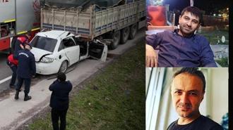 Cenazeye giderken feci kaza! TIR’a çarpan otomobildeki 2 kişi hayatını kaybetti