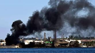 Petrol krizi yaşayan Küba'da rafineride korkutan yangın! Bölgeden dumanlar yükseliyor