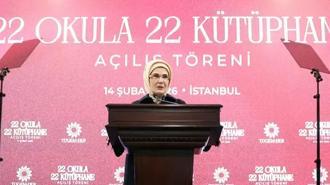 Emine Erdoğan: Kütüphane okulların kalbidir, ruhudur, can damarıdır