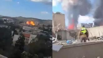 İran'ın balistik füzesi İsrail'e düştü