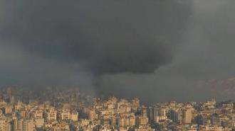 İsrail Beyrut'u havadan vuruyor