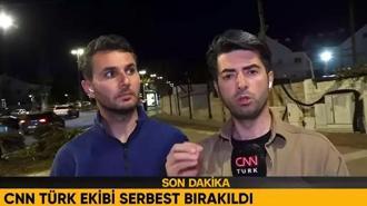 CNN Türk’ün Tel Aviv yayınına müdahale! İsrail'de gözaltına alınan iki gazeteci serbest bırakıldı