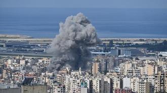 İsrail'den Lübnan'a hava saldırısı! İşte bölgeden sıcak görüntüler