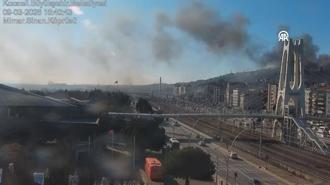 Kocaeli'de iş merkezinin deposunda çıkan yangın söndürüldü