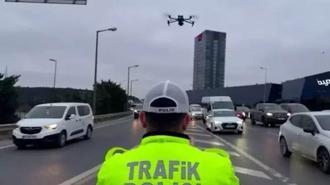 İstanbul'da trafik polislerince 'taralı alan' uygulaması: 740 sürücüye ceza!