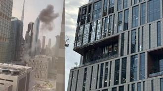 Dünya devlerine ev sahipliği yapıyordu: Dubai Finans Merkezi vuruldu! Bölgeden dumanlar yükseliyor