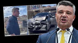 Fenerbahçe başkanı Sadettin Saran hafif hasarlı trafik kazası geçirdi!