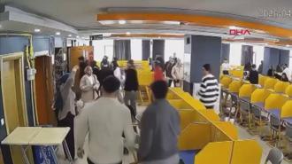 Van depreminde, dershane öğrencilerinin yaşadığı panik kamerada