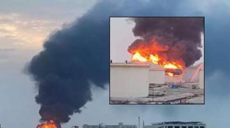 Ülkenin en büyük petrol rafinerisi vuruldu! İran füzeleri sonrası Bahreyn'de büyük patlamalar