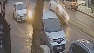 Facianın eşiğinden dönüldü! Kazanın ardından kontrolden çıkıp...