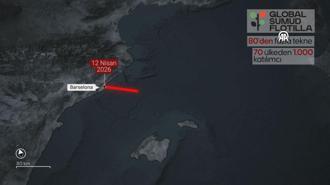 Küresel Sumud Filosu gücünü artırarak Barselona'dan Gazze'ye doğru yola çıktı